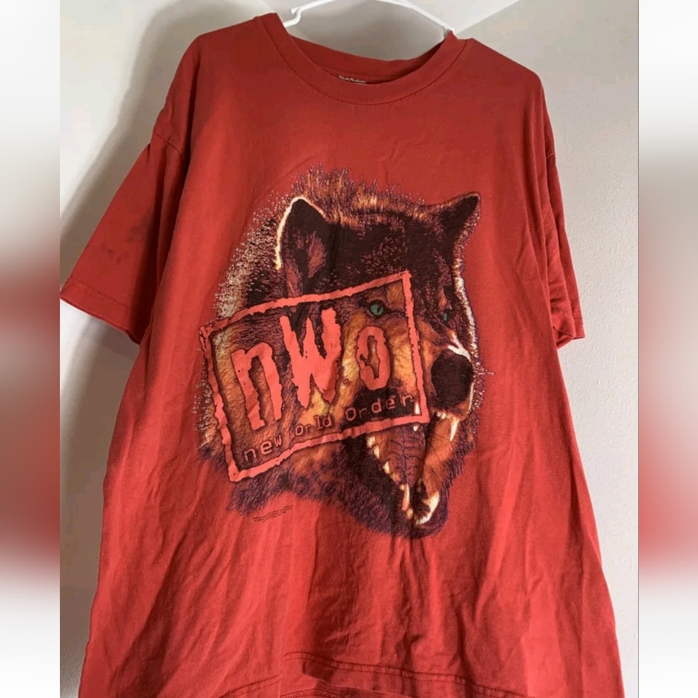 VINTAGE NWO WOLF PACK WCW SHIRT XL